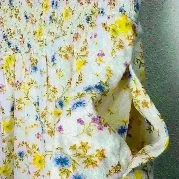 Old Navy Fit & Flare Tie-Strap Linen-Blend Mini Dress Size Large NWT - Picture 12 of 13